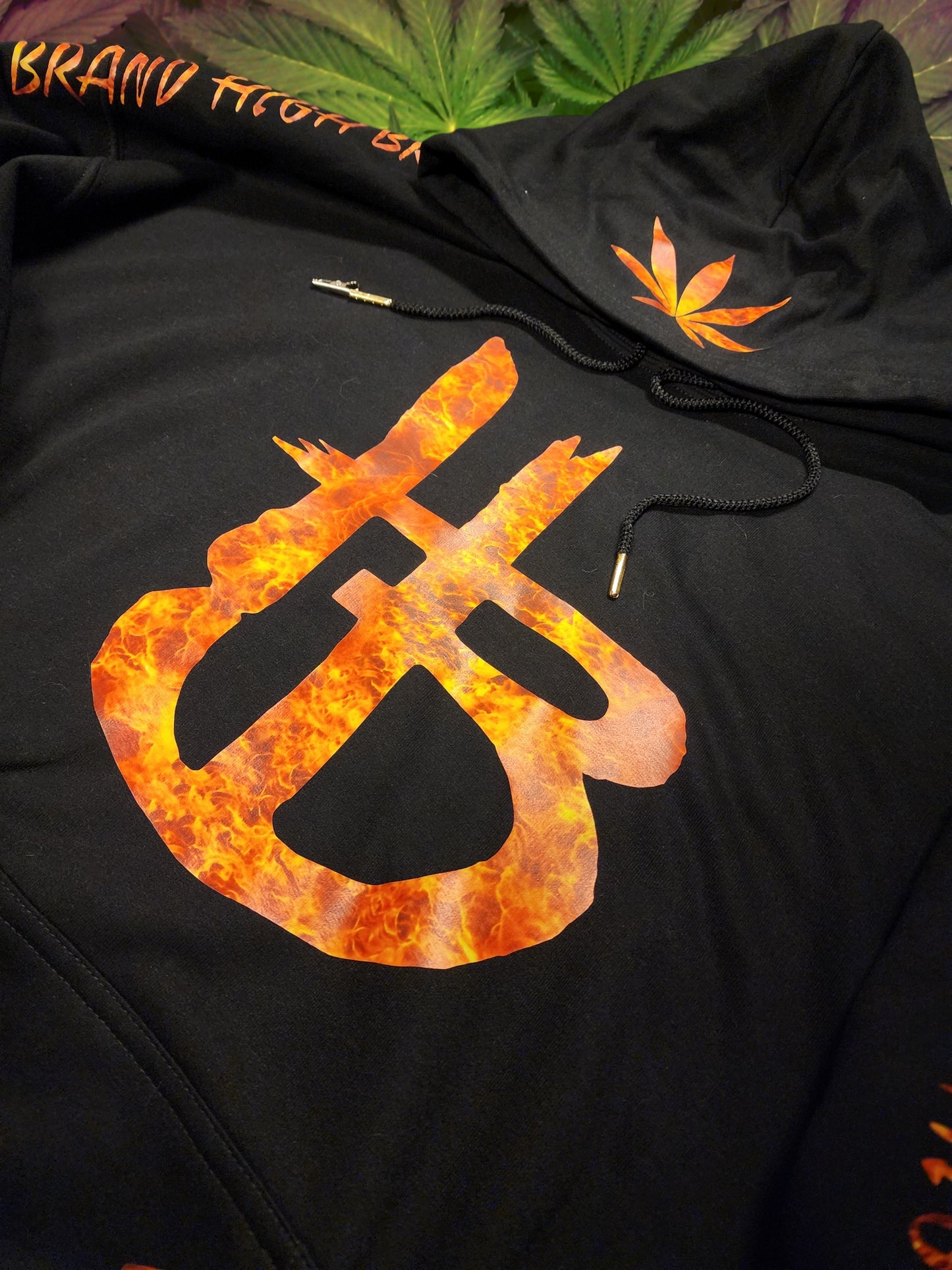 Hood Fire Single Roach Clip Hoodie