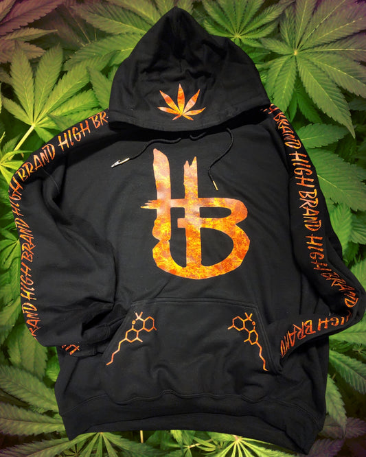 Hood Fire Single Roach Clip Hoodie
